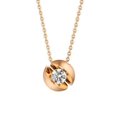 Halsschmuck, Roségold, Schaffrath CALLA Collier