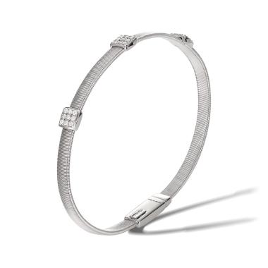 Armschmuck, Weißgold, Marco Bicego Masai Armband