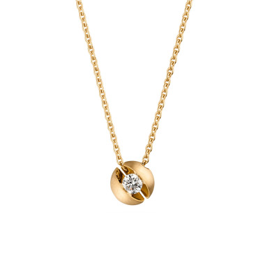 Halsschmuck, Gelbgold, Schaffrath CALLA Collier