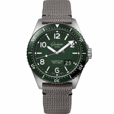 Herrenuhr, Automatik, Glashütte Original SeaQ Panoramadatum