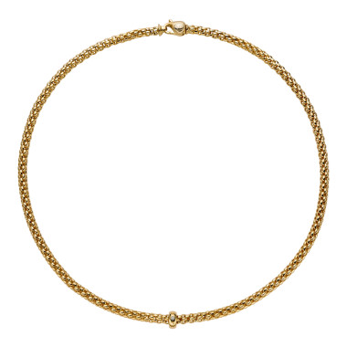         Gelbgold, Halsschmuck, FOPE Solo Halskette
