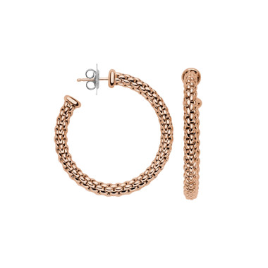         Roségold, Ohrringe, FOPE Essentials Creolen