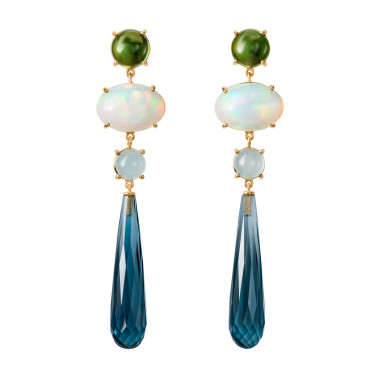         Gelbgold, Ohrringe, Ole Lynggaard Copenhagen Lotus Ohrringe