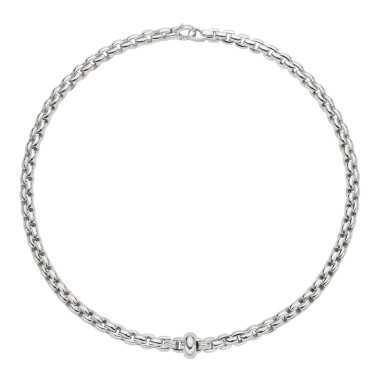 Halsschmuck, Weißgold, FOPE Eka Collier
