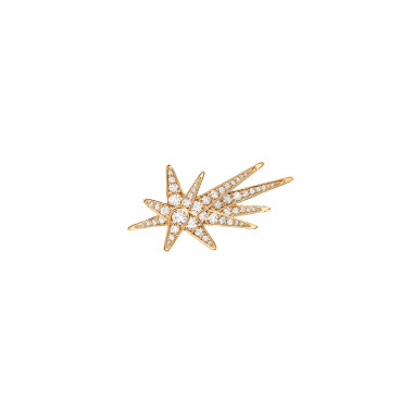 Ohrringe, Gelbgold, Ole Lynggaard Copenhagen Funky Shooting Stars Ohrstecker