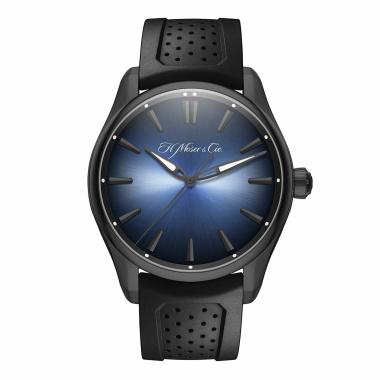 Herrenuhr, Automatik, H. Moser & Cie Pioneer Centre Seconds Funky Blue Black Edition