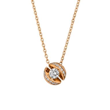 Halsschmuck, Roségold, Schaffrath CALLA Collier