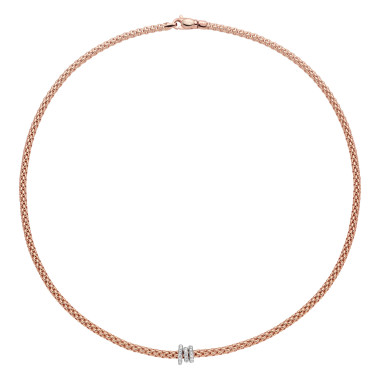         Roségold, Halsschmuck, FOPE Prima Flex'it Collier