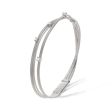 Armschmuck, Weißgold, Marco Bicego Goa Armreif