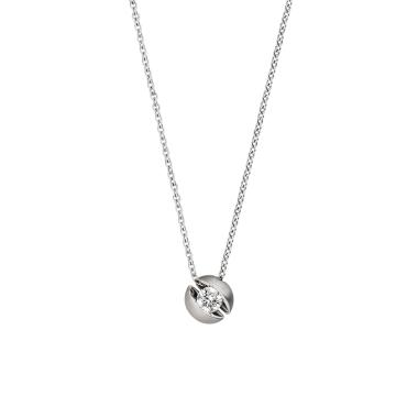 Halsschmuck, Weißgold, Schaffrath CALLA Collier