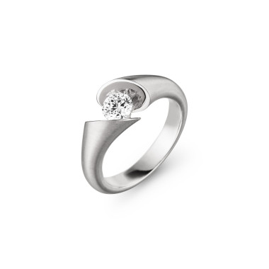         Weißgold, Ringe, Schaffrath CALLA Solitaire