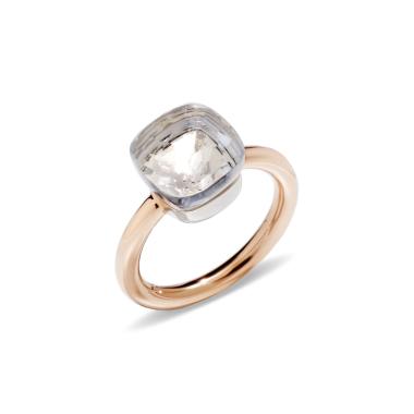 Ringe, Weißgold, Pomellato Ring Nudo