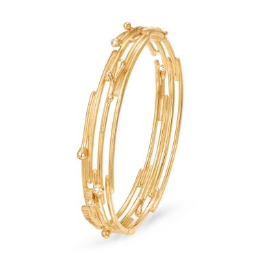 Armschmuck, Gelbgold, Ole Lynggaard Copenhagen BoHo Armreif