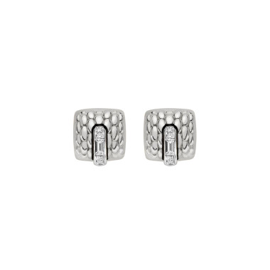 Ohrringe, Weißgold, FOPE Vendôme Gold Ohrstecker mit Diamanten