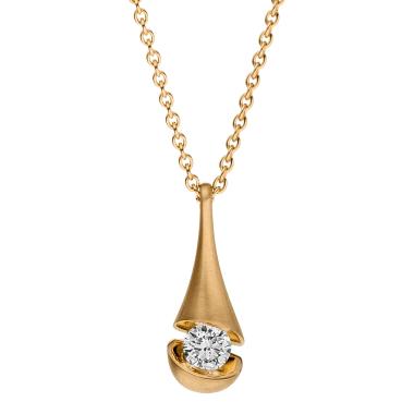 Halsschmuck, Gelbgold, Schaffrath CALLA Collier