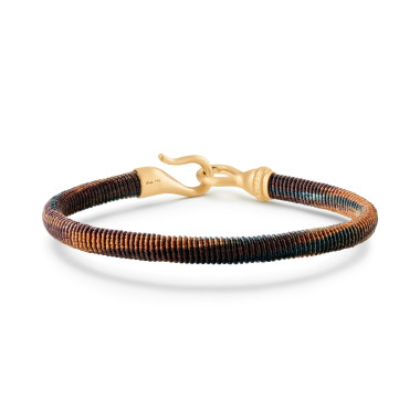 Armschmuck, Textil, Ole Lynggaard Copenhagen Life Armband Maroon