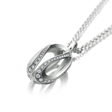 Weißgold, Halsschmuck, Meister Women's Collection Anhänger
