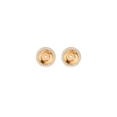         Gelbgold, Ohrringe, Ole Lynggaard Copenhagen Lotus Diamantenkranz für Ohrringe