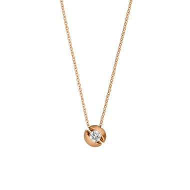 Halsschmuck, Roségold, Schaffrath CALLA Collier