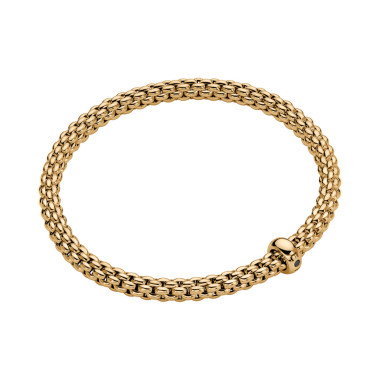 Armschmuck, Gelbgold, FOPE Solo Flex'it Armband