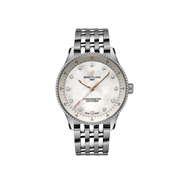         Damenuhr, Quarzwerk, Breitling Navitimer 32