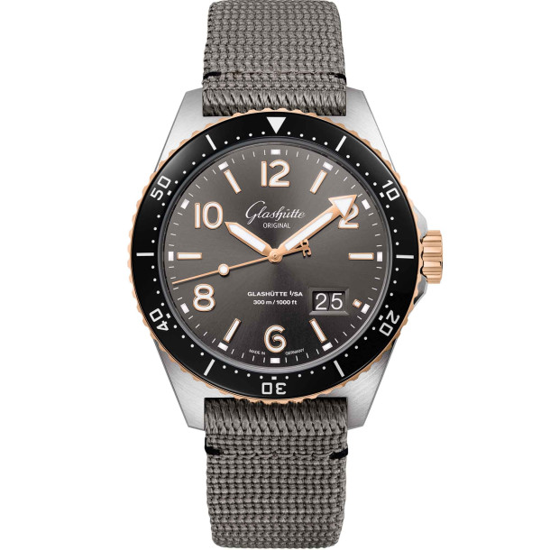        Herrenuhr, Automatik, Glashütte Original SeaQ Panoramadatum