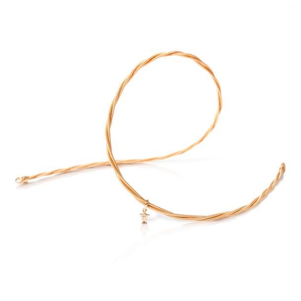         Gelbgold, Halsschmuck, Wellendorff Collier ZARTE SILKY.
