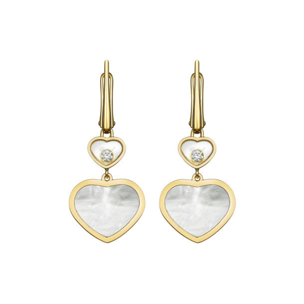         Gelbgold, Ohrringe, Chopard Happy Hearts Ohrhänger