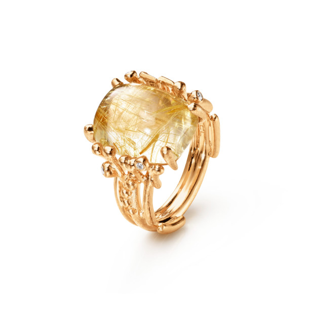         Gelbgold, Ringe, Ole Lynggaard Copenhagen BoHo Ring mittel