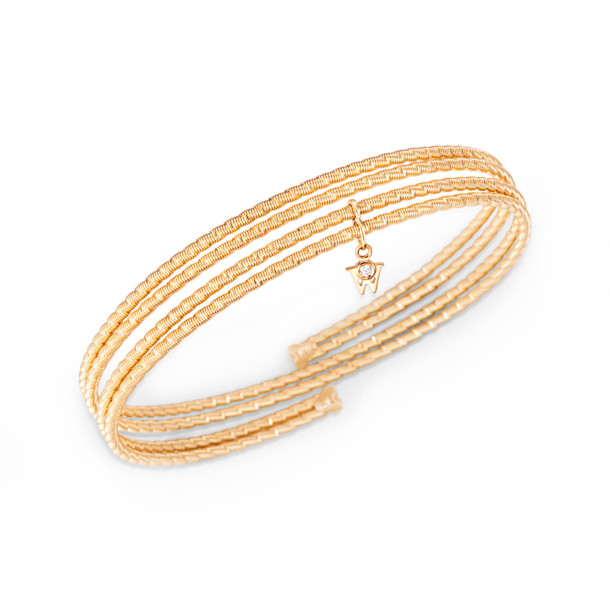         Gelbgold, Armschmuck, Wellendorff Armband UMARME MICH. Sonnenglanz zart