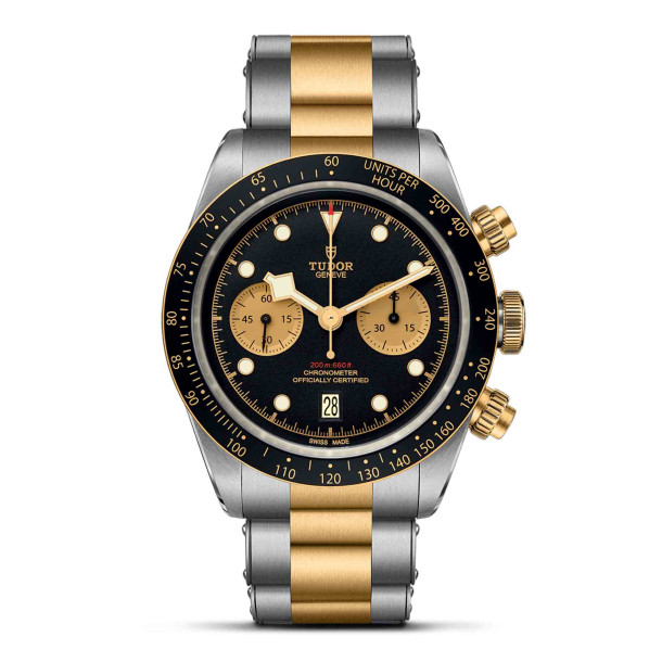         Damen- und Herrenuhr, Automatik, TUDOR Black Bay Chrono S&G