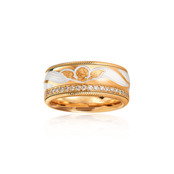         Gelbgold, Ringe, Wellendorff Ring BESCHÜTZE MICH.