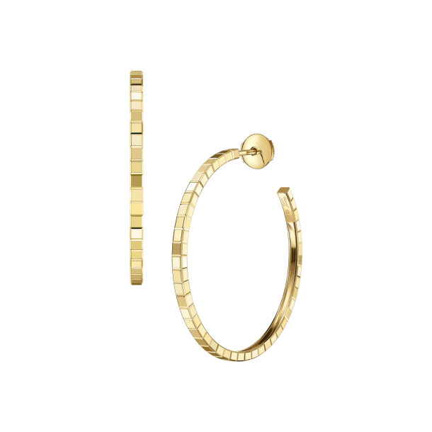         Gelbgold, Ohrringe, Chopard Ice Cube Creolen