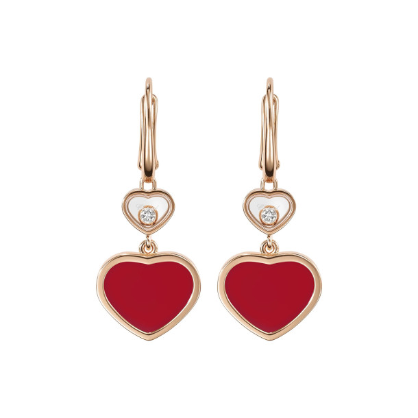         Roségold, Ohrringe, Chopard Happy Hearts Ohrringe