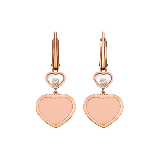         Roségold, Ohrringe, Chopard Happy Hearts Ohrringe
