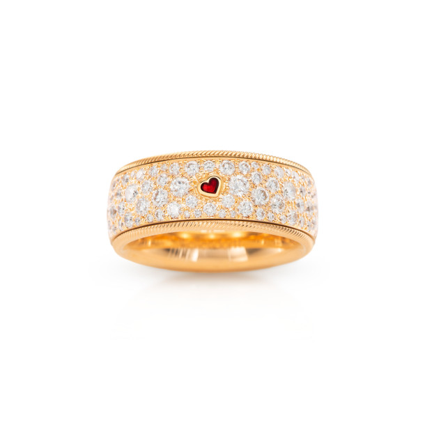         Gelbgold, Ringe, Wellendorff Ring WAHRE LIEBE.