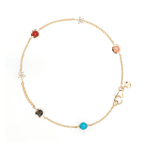         Gelbgold, Armschmuck, Ole Lynggaard Copenhagen Shooting Stars Armband