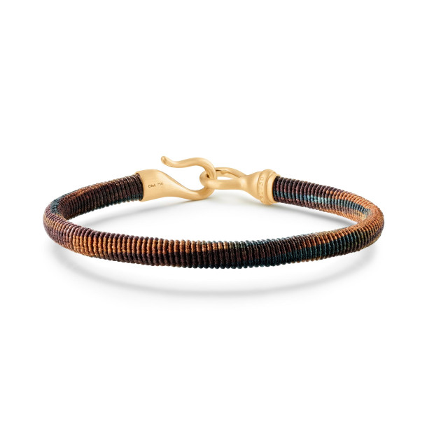         Gelbgold, Armschmuck, Ole Lynggaard Copenhagen Life Armband Maroon