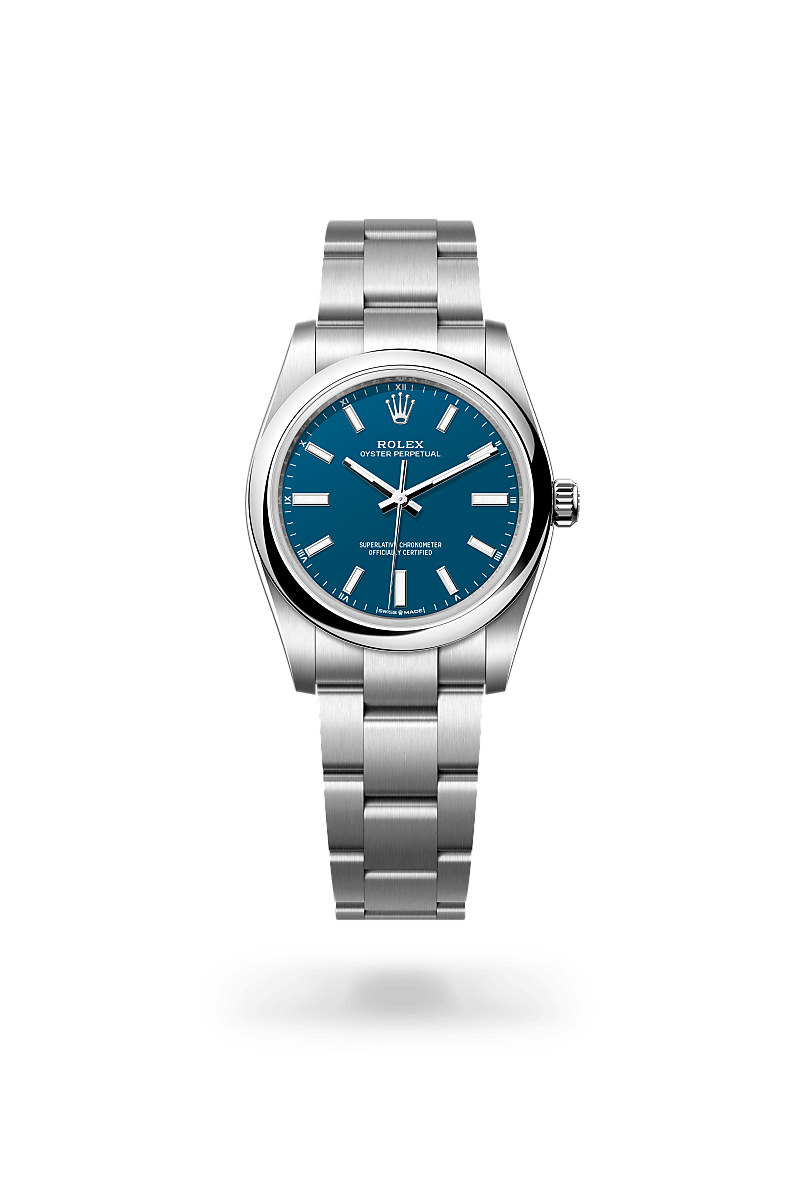 Rolex Oyster Perpetual 34 Herrenuhr (M124200-0011) Oyster, 34 mm, Edelstahl Oystersteel
