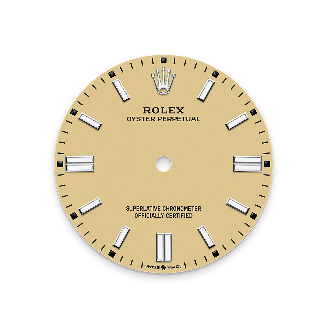 Zifferblatt in Beige