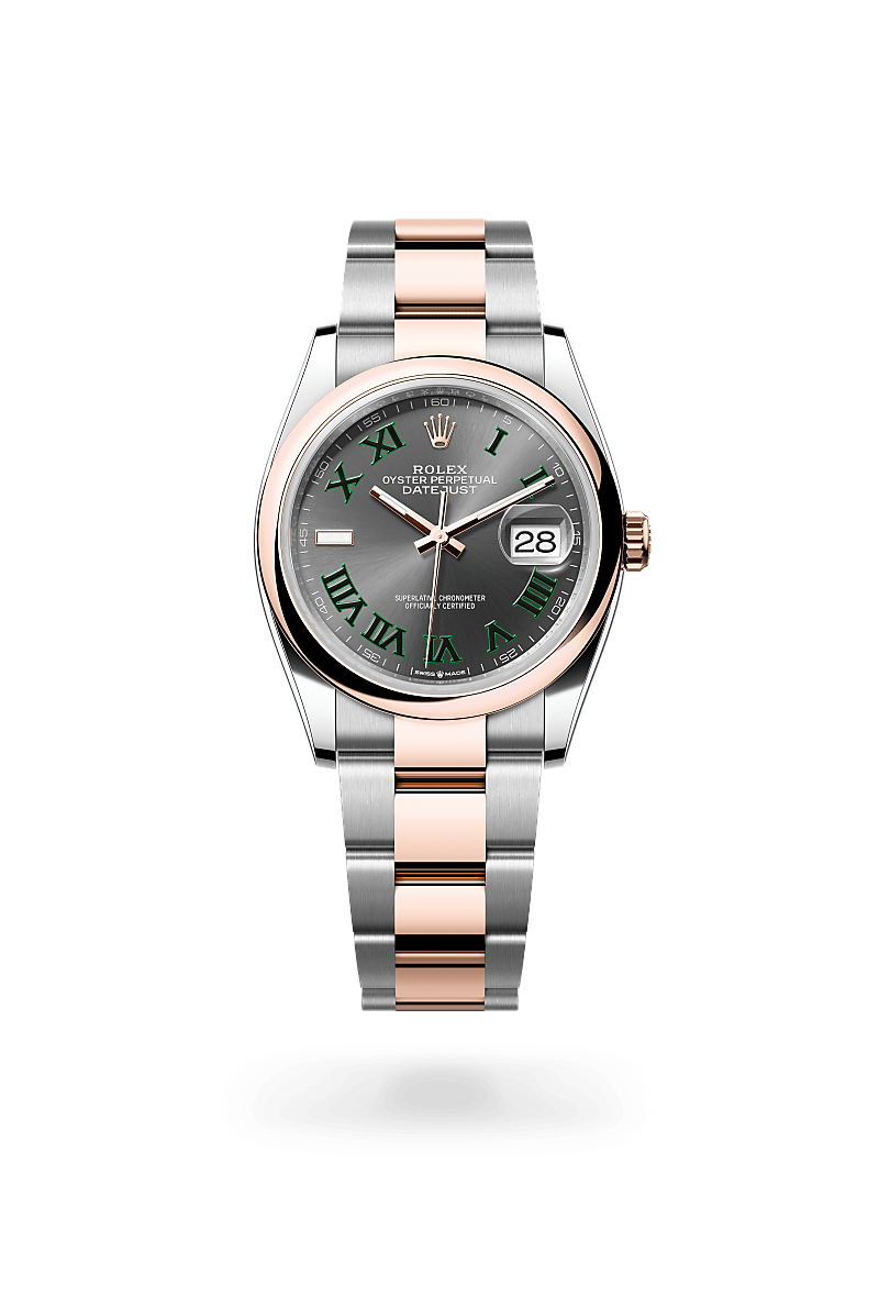 Rolex Datejust 36 Herrenuhr (M126201-0030) Oyster, 36 mm, Edelstahl Oystersteel und Everose-Gold