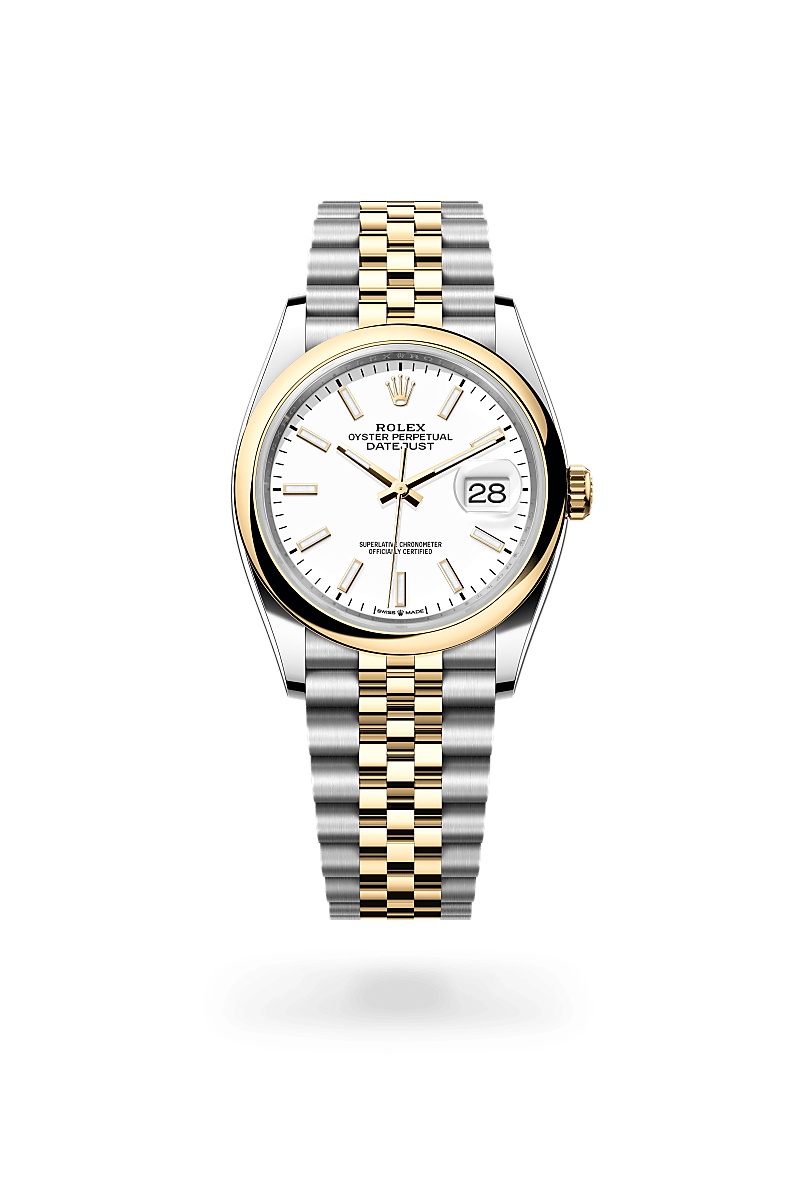 Rolex Datejust 36 Herrenuhr (M126203-0019) Oyster, 36 mm, Edelstahl Oystersteel und Gelbgold