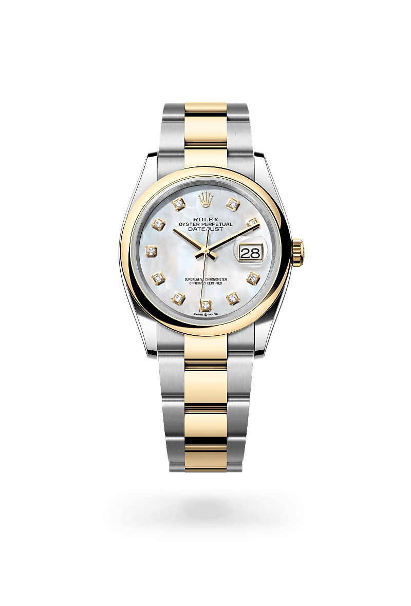 Rolex Datejust 36 Herrenuhr (M126203-0024) Oyster, 36 mm, Edelstahl Oystersteel und Gelbgold