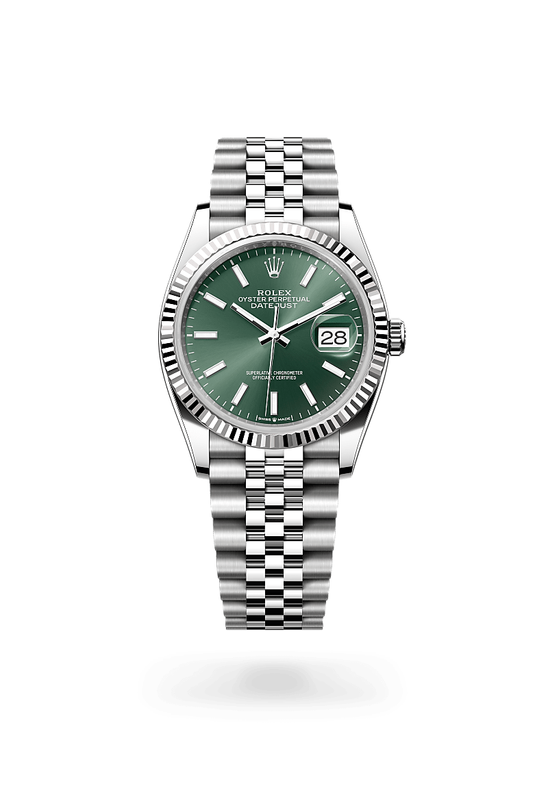 Rolex Datejust 36 M126234-0051 Herrenuhr / Damenuhr - Oyster, 36 mm, Edelstahl Oystersteel und Weißgold