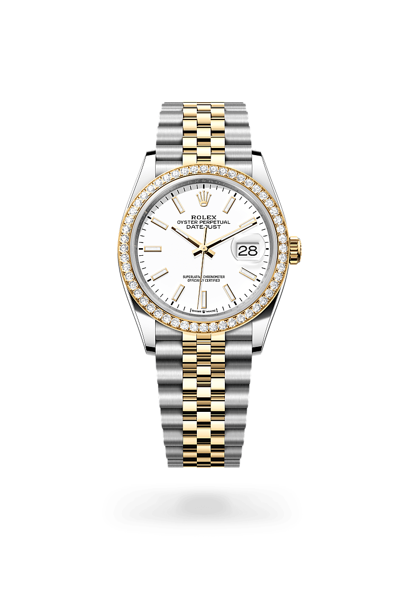 Rolex Datejust 36 Herrenuhr (M126283RBR-0005) Oyster, 36 mm, Edelstahl Oystersteel und Gelbgold mit Diamanten