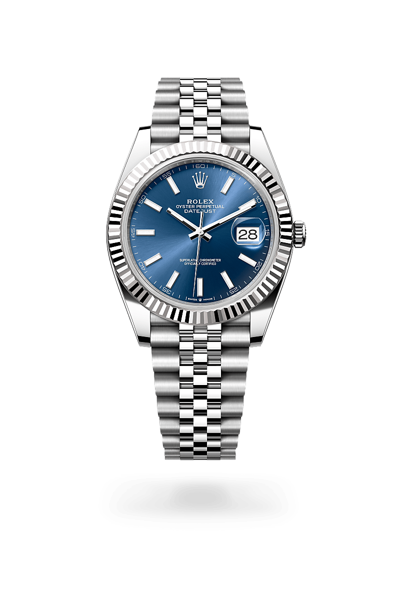 Rolex Datejust 41 M126334-0002 Herrenuhr - Oyster, 41 mm, Edelstahl Oystersteel und Weißgold