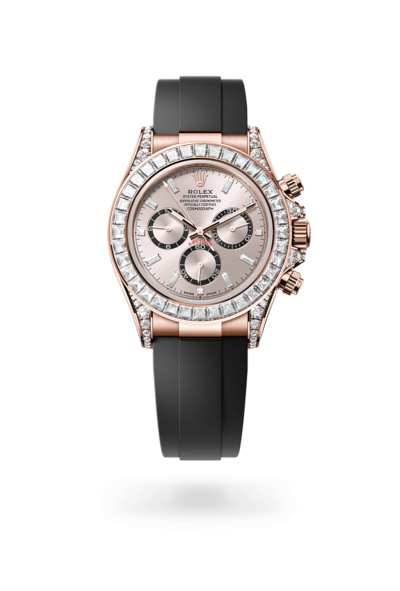 Rolex Cosmograph Daytona M126535TBR-0002 Herrenuhr - Oyster, 40 mm, Everose-Gold mit Diamanten
