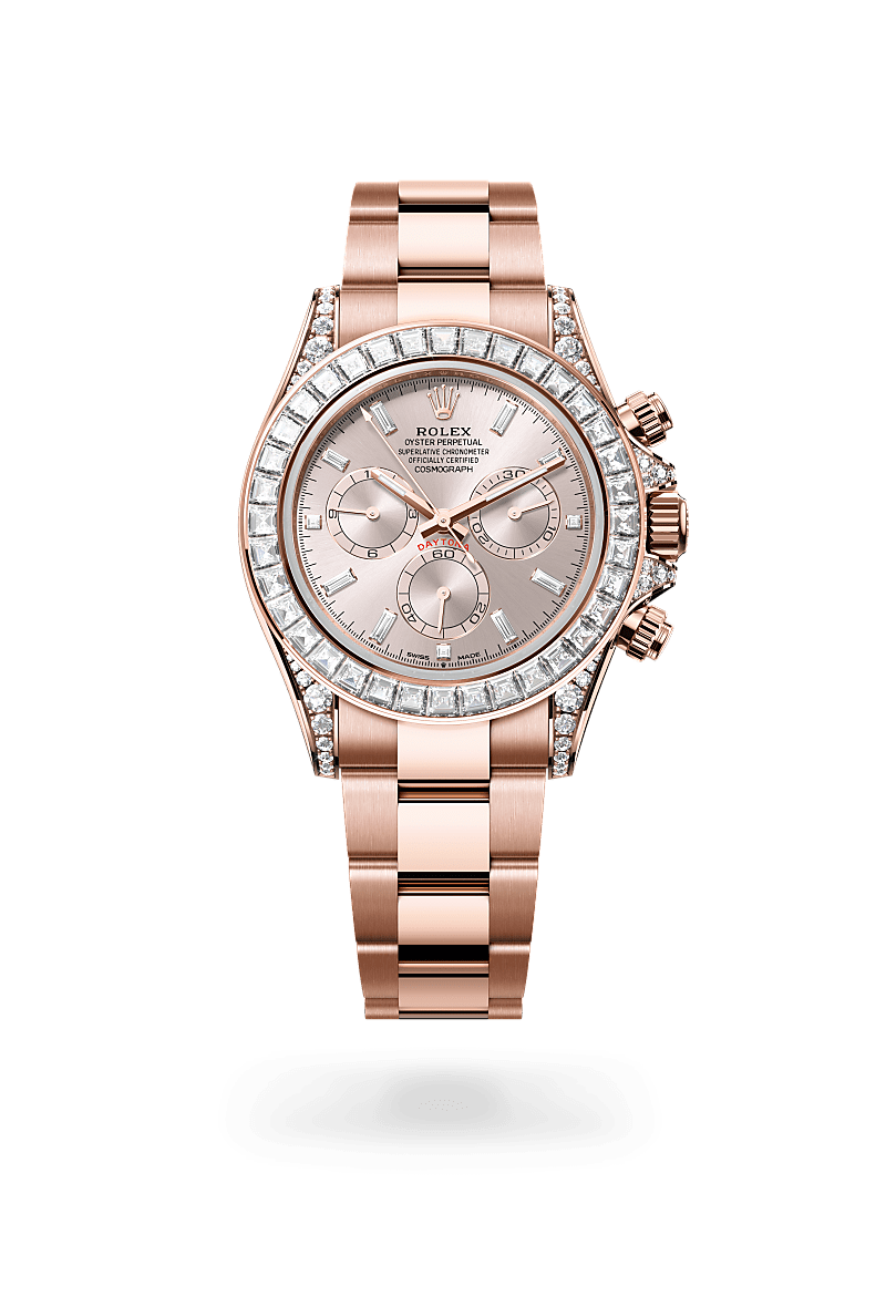 Rolex Cosmograph Daytona M126595TBR-0001 Herrenuhr - Oyster, 40 mm, Everose-Gold mit Diamanten