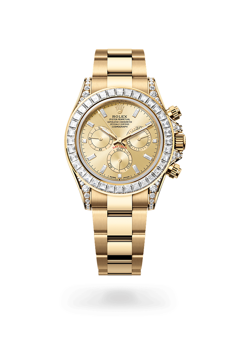 Rolex Cosmograph Daytona M126598TBR-0001 Herrenuhr - Oyster, 40 mm, Gelbgold mit Diamanten