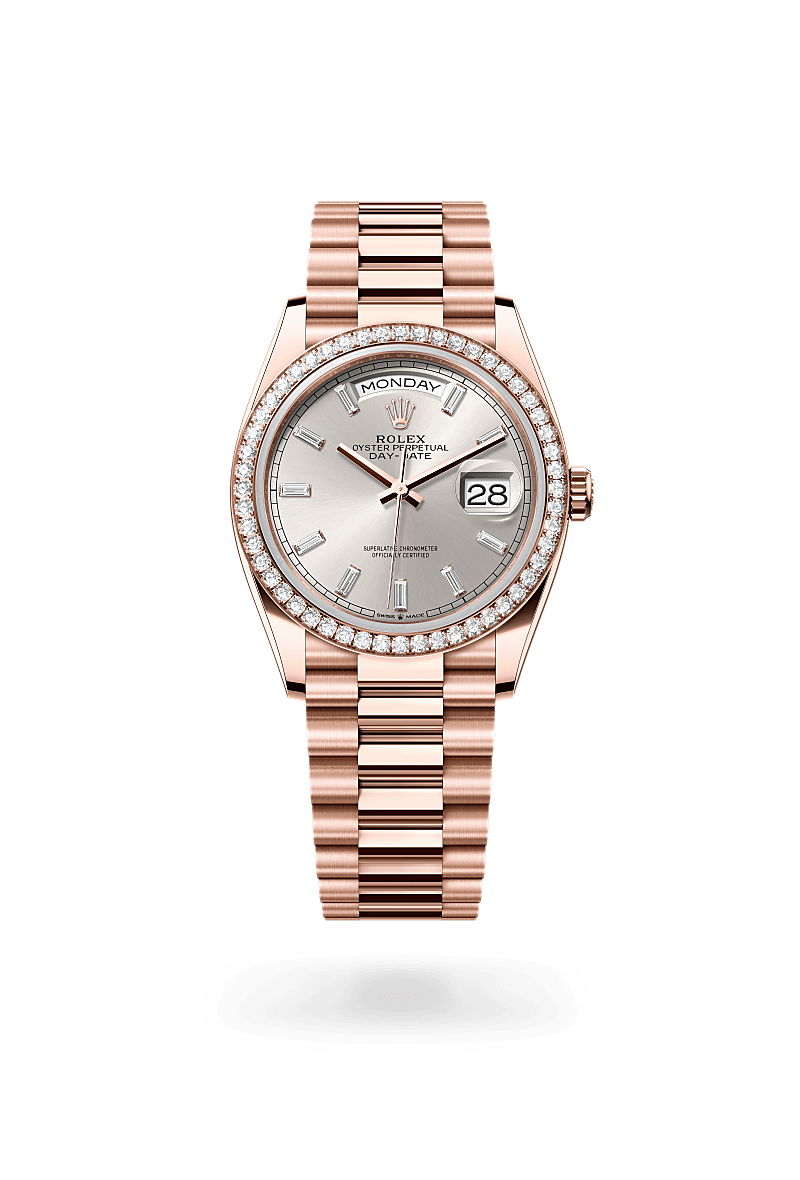 Rolex Day-Date 36 M128345RBR-0081 Herrenuhr - Oyster, 36 mm, Everose-Gold mit Diamanten